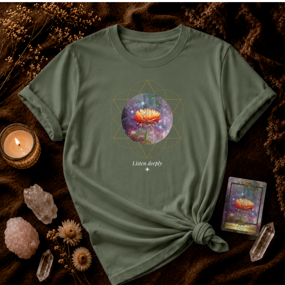 Listen Deeply: Strawflower